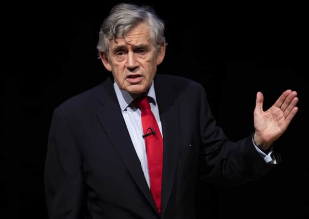 Gordon Brown has been speaking out over Scottish independence.
