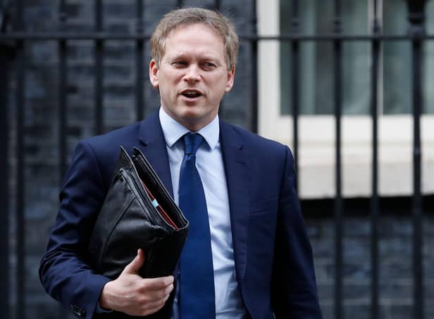 Transport Secretary Grant Shapps leaves number 10, Downng Street in central London on March 17, 2020. Photo by TOLGA AKMEN/AFP via Getty Images