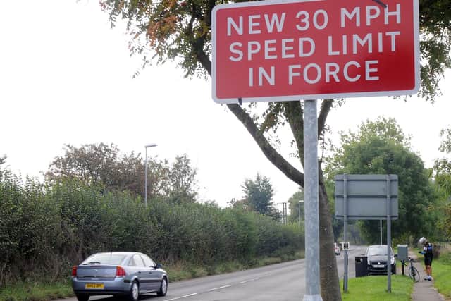 How should 30mph speed limits be enforced?