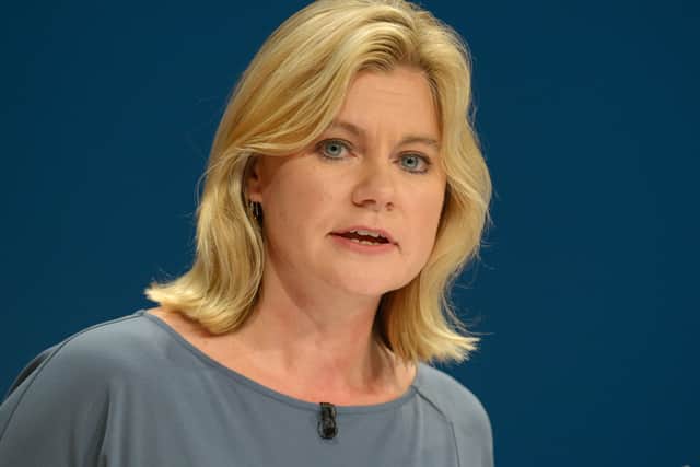 Justine Greening says her mother is to blame for the term 'levelling up'.
