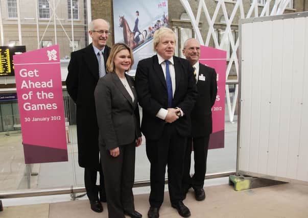 Justine Greening with Boris Johnson when they were Transport Secretary and Mayor of London respectively.