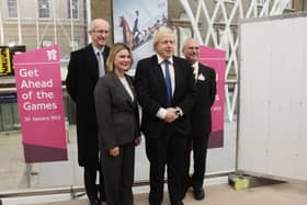 Justine Greening with Boris Johnson when they were Transport Secretary and Mayor of London respectively.