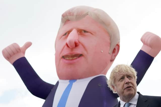 What does Boris Johnson mean by tghe phrase 'levelling up' following his party's Hartlepool by-election win?