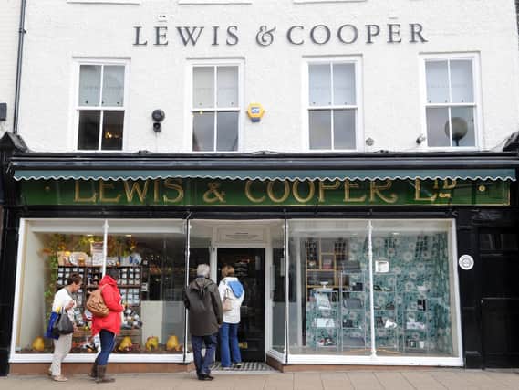 Lewis & Cooper's Northallerton shop has been open since 1899. Picture: Gerard Binks.