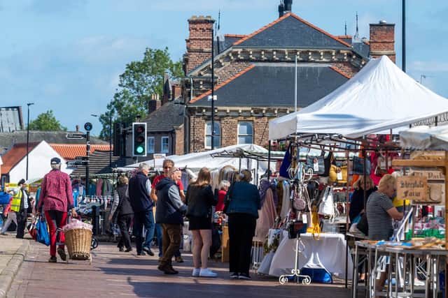 A busy market day in Northallerton. Picture: James Hardisty