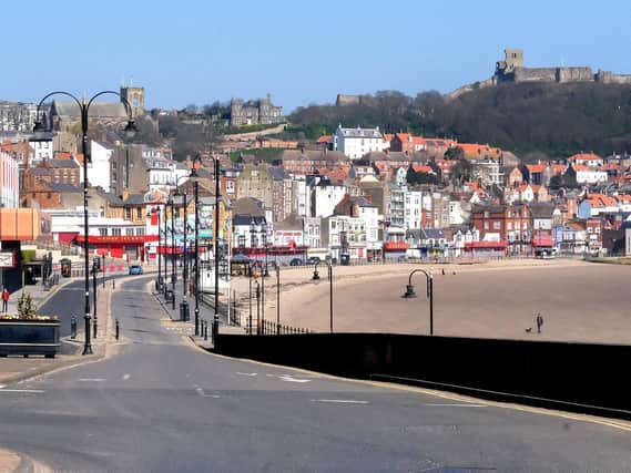 Pictured Scarborough's South Bay. On Saturday a beach clean will begin at 4pm as part of the Million Mile Beach Clean campaign.