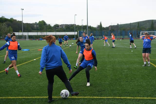 Up for the Cup: Huddersfield Town Women prepare for Brighton.