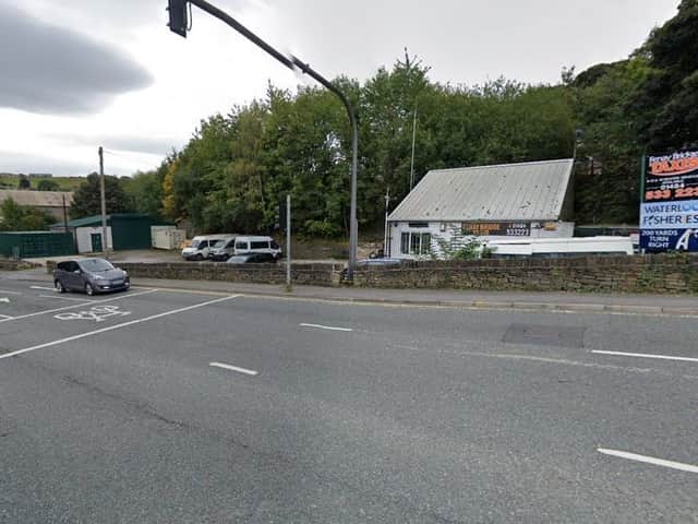A female pedestrian has died after being hit by a car on the A642 Wakefield Road in Huddersfield. photo: Google