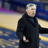 MANAGER: Carlo Ancelotti. Picture: Peter Powell/PA Wire.