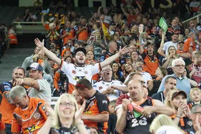 Fans will make a welcome return to live sporting events from today. Picture: SWPix.com