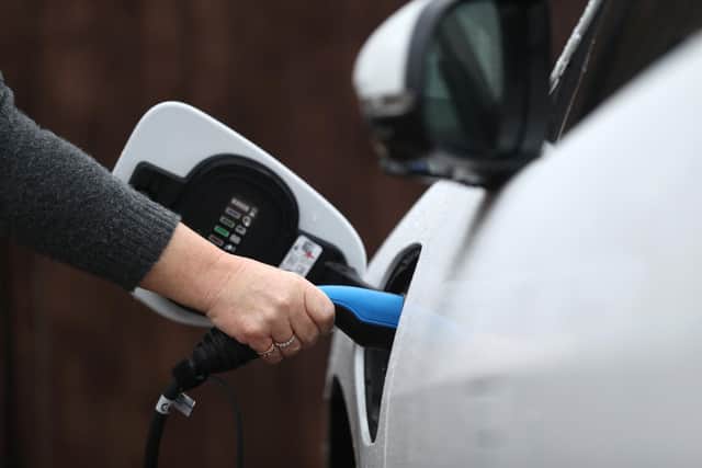 The analysis has looked at access to electric vehicle charging points.