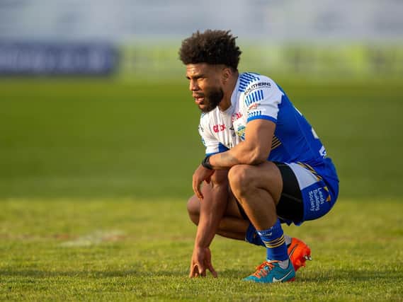 Kyle Eastmond has retired after just two games for Rhinos . Picture by Bruce Rollinson.