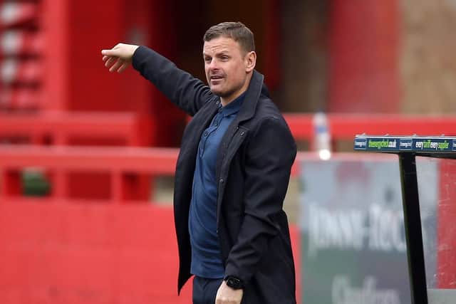 THAT WAS THEN ... Richie Wellens, pictured on the touchline during his time as Salford City manager. Picture: Nigel French/PA