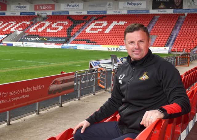 Richie Wellens is announced as the new manager of Doncaster Rovers. Picture: Andrew Roe/AHPIX