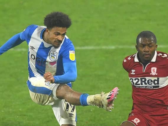 Josh Koroma shone for Huddersfield Town during 2020/21. Pictures: Getty Images.
