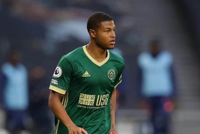 Right attitude: Rhian Brewster wished the Blades well despite being axed. Picture: David Klein/Sportimage