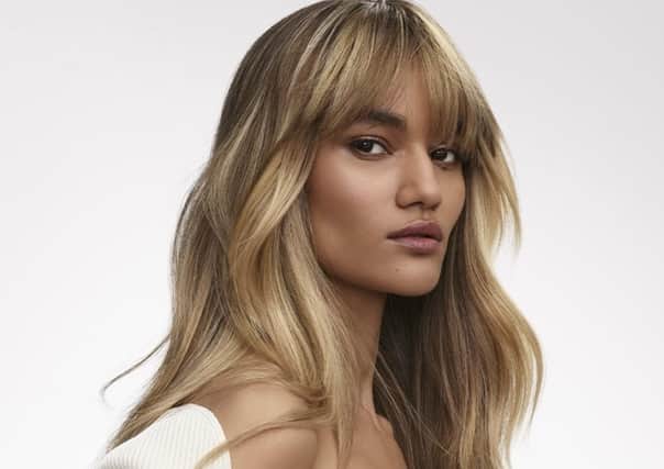 An example of French balayage. Picture by L'Oreal Professional.