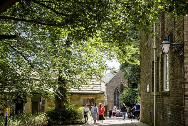 The Brontë Parsonage Museum and Old School Room in Haworth. The museum has re-opened to visitors with two new exhibitions from celebrated ceramic artist Layla Khoo and Isabel Greenberg, the illustrator and writer behind the Brontë inspired graphic novel ‘Glass Town’. (Picture: Marisa Cashill)