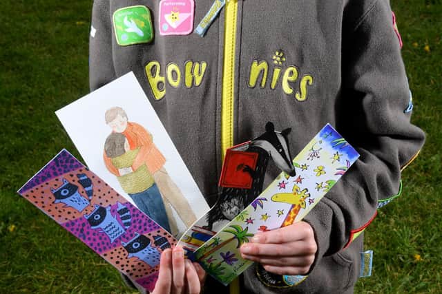 Celebrities and authors support the 1st Burley Brownies Bookmark Project. Image by Simon Hulme.