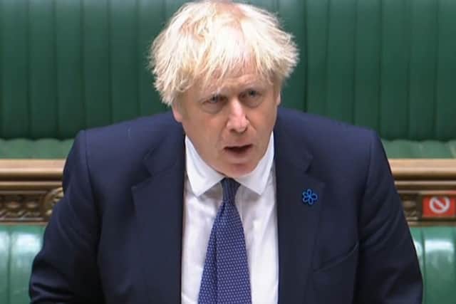Boris Johnson was asked about social care at Prime Minister's Questions.