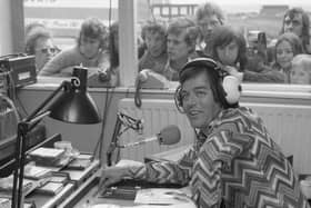 DJ Tony Blackburn in Sunderland in 1973.