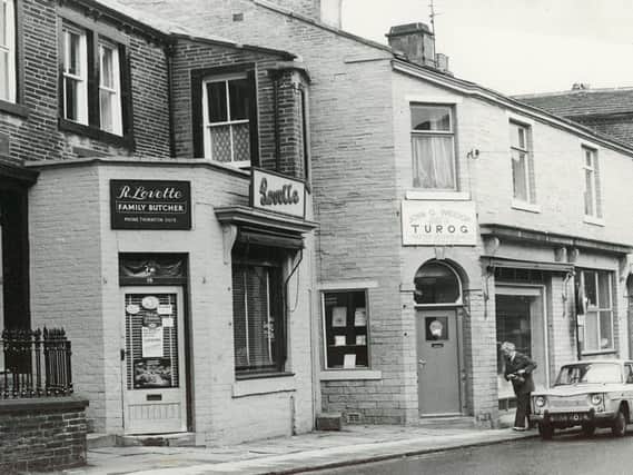 Lovette & Widdops was a bakery, pictured here in the 1960s, and is better known as the birthplace of the Bronte family.