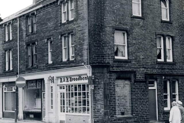 Broadbents - a confectioners and bakers from around 1955. Before this time it had been a stationers, printers and a post office.