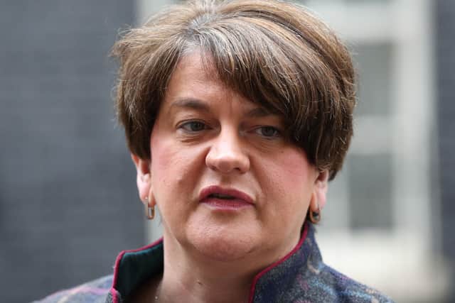Arlene Foster is the outgoing First Minister of Northern Ireland.