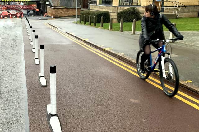 Improvements continue to take placve to cycle lanes in Leeds.