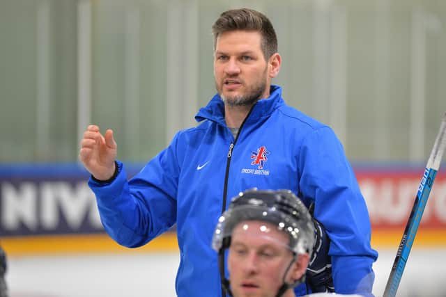GUIDING HAND: GB assistant coach, Adam Keefe. Picture: Dean Woolley.