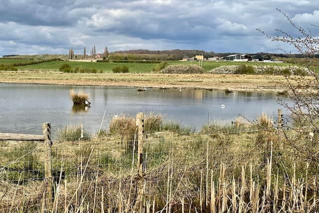 The RSPB site is part of the Dearn Valley wetlands.