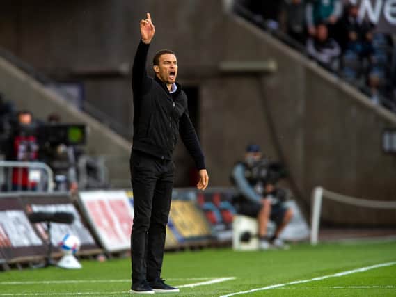 Barnsley head coach Valerien Ismael pictured at Swansea. Picture: Bruce Rollinson.