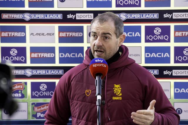 In form: Hudderfield Giants and coach Ian Watson are seeking a third successive win. Picture by Allan McKenzie/SWpix.com