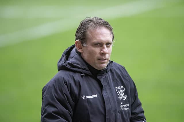 High standards: Hull FC coach and former Huddersfield and warrington player Brett Hodgson. Picture by Allan McKenzie/SWpix.com