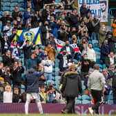 Fans and Pablo Hernandez at full time.  Picture Bruce Rollinson