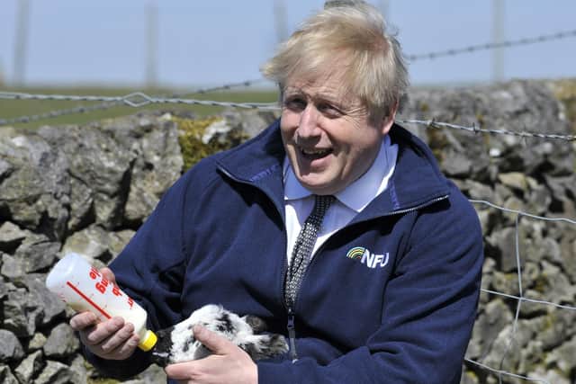 Boris Johnson's commitment to farming is being called into question.