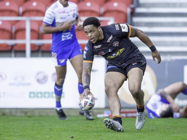 Versatile: Castleford Tigers' Jordan  Turner can play a variety of positions. Picture by Allan McKenzie/SWpix.com