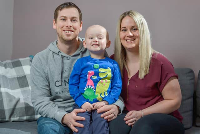 The family of Oliver Stephenson, five, say they fell like they have 'won the lottery' as the youngster can now start pioneering £210,000 treatment