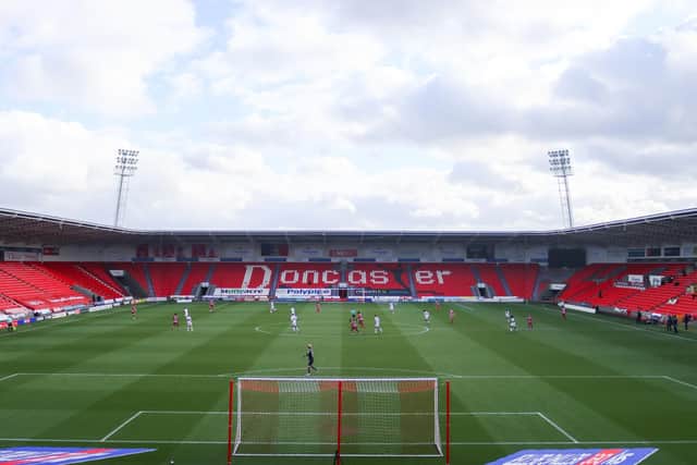 Entertainment centre?: A general view at Keepmoat Stadium.