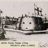 The South Blockhouse commissioned by Henry VIII for the city of Hull's defences Credit: Hull History Centre
