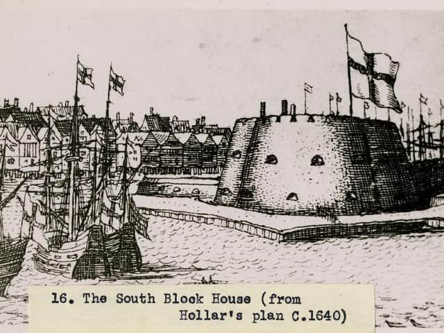 The South Blockhouse commissioned by Henry VIII for the city of Hull's defences Credit: Hull History Centre