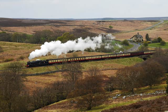The North Yorkshire Moors Railway in its full glory last week. Photo: Jonathan Gawthorpe.