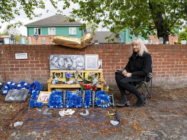 Doncaster Council is trying to take down floral tributes left at the scene of where a young lad, Lewis Williams, was killed in a drive by shooting in January.