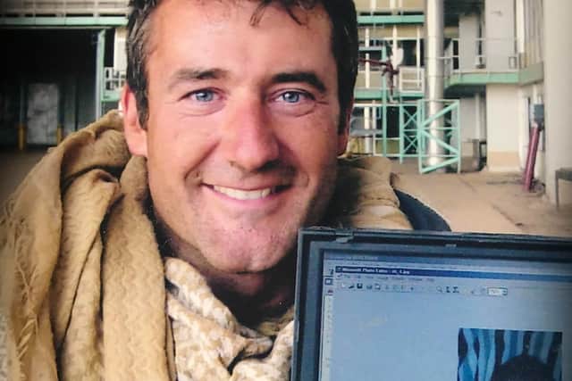 Colin Brazier in Iraq in 2003.