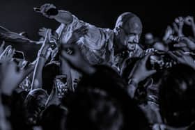 Tim Booth says he is looking forward to playing live with James again after a two-year break due to Covid. PIcture: Laura Toomey
