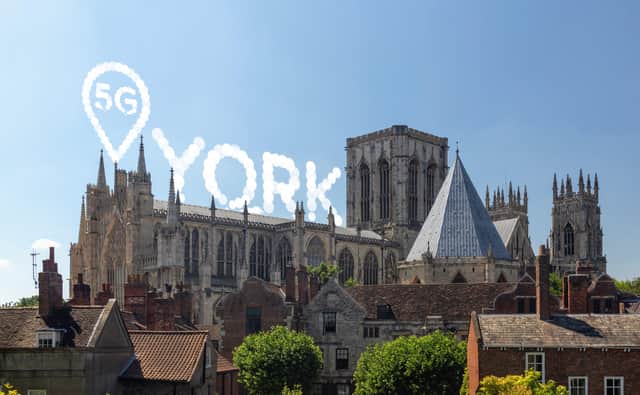 5G is being rolled out across Yorkshire by EE and other networks