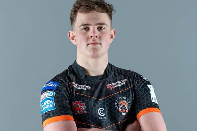 Sam Hall is a product of Castleford Tigers' TTP - the Tigers Talent Pathway. Picture: Allan McKenzie/SWpix.com.