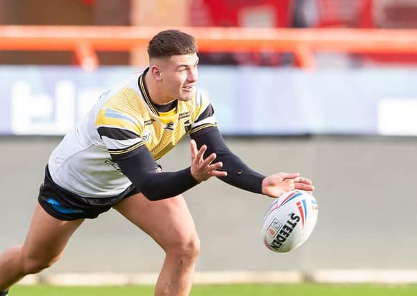 Jacques O’Neill: Back from injury to line up for Castleford Tigers in the West Yorkshire derby with Leeds Rhinos tonight. (Picture: SWPix.com)