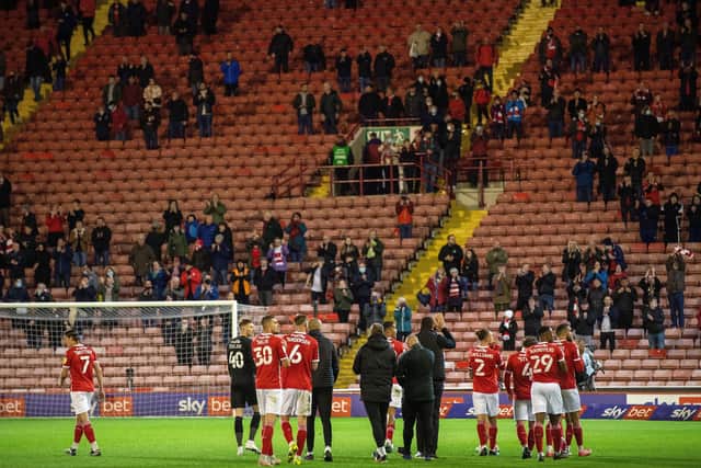 Barnsley could reward their loyal fans by not being a selling club again this summer.  Picture: Bruce Rollinson