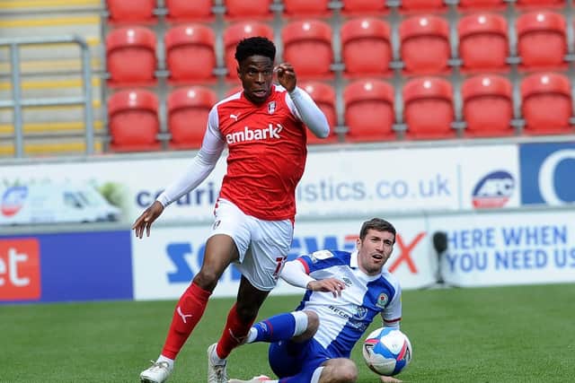 Rotherham's Chiedozie Ogbene has earned a call-up to the Republic of Ireland squad (Picture: Simon Hulme)
